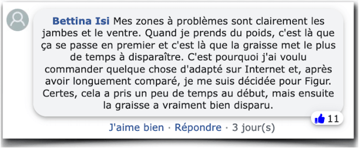 Gélules Figur Commentaires des clients Témoignage Gélules Figur