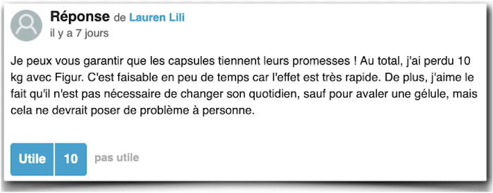 Gélules Figur Expériences Évaluations