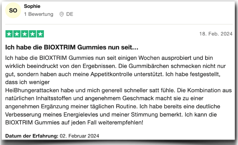 BioXtrim Erfahrungen Kritik Erfahrung