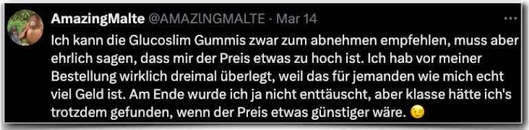 Glucoslim Erfahrungen Bewertungen Erfahrungsberichte Gluco Slim