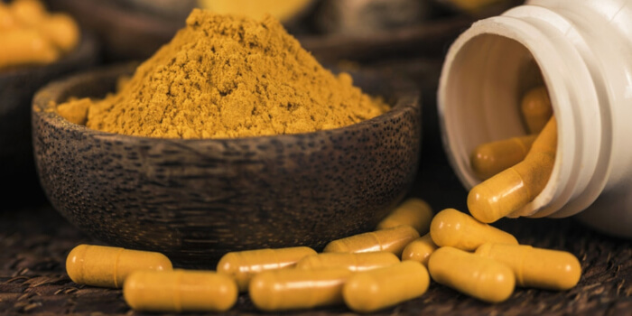 Curcumin Kapseln Pulver Kurkuma