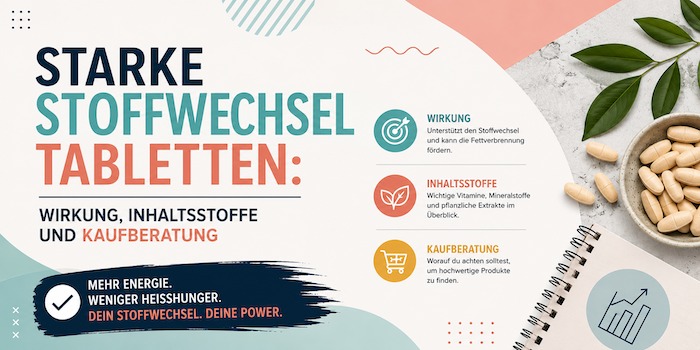 Starke Stoffwechsel Tabletten Titelbild