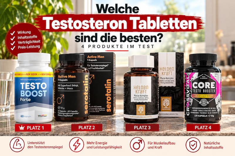 Testosteron Tabletten Testsieger Vergleich